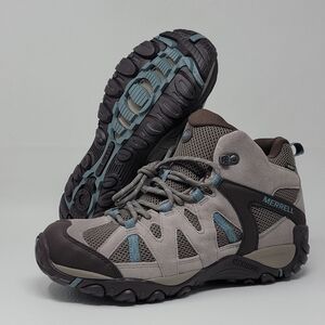 Merrell Deverta 2 Mid Waterproof Hiking Boots Shoes Women Size 9.5 J034744 New